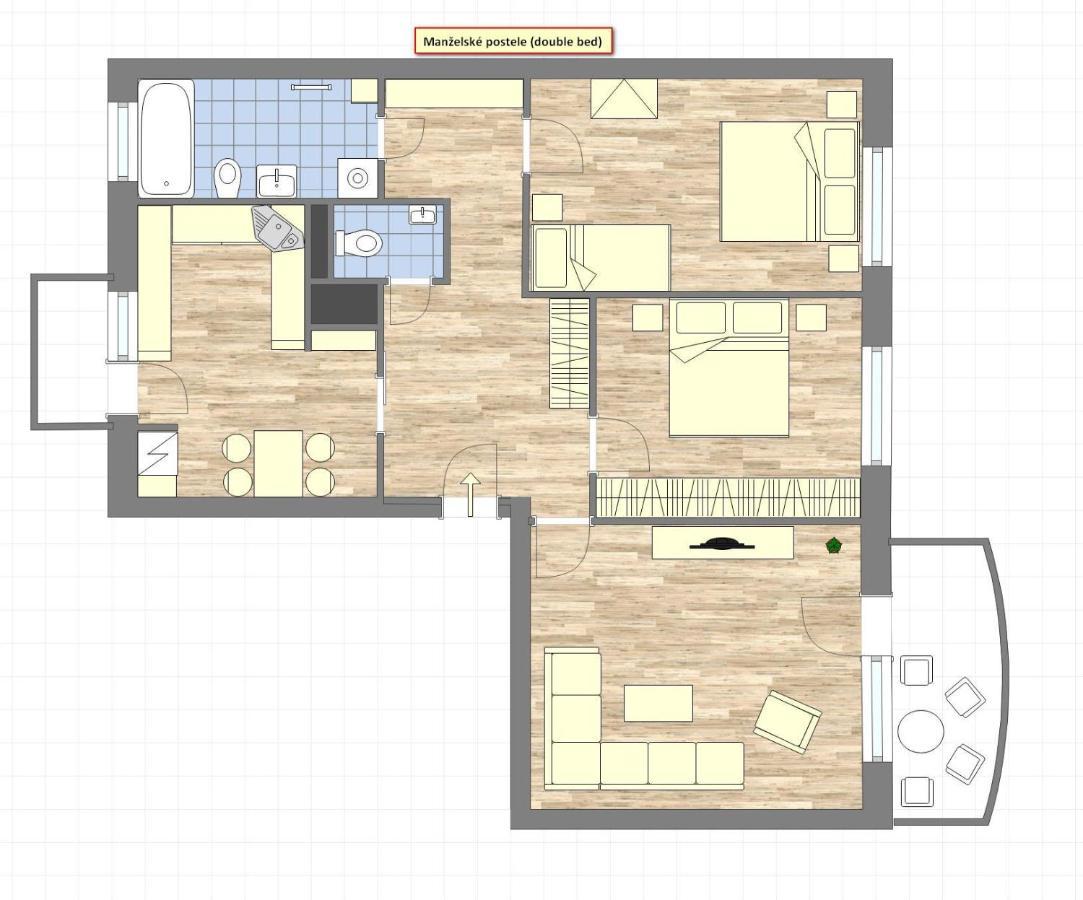 Apartmany Zlatovska Тренчин Екстер'єр фото